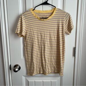 Yellow stripped Cathrine Malandrino T-shirt